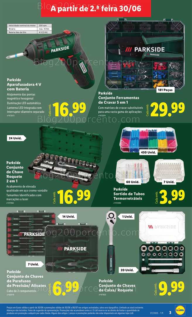 Antevisão Folheto LIDL Bazar Promoções de 30 junho a 10 julho all