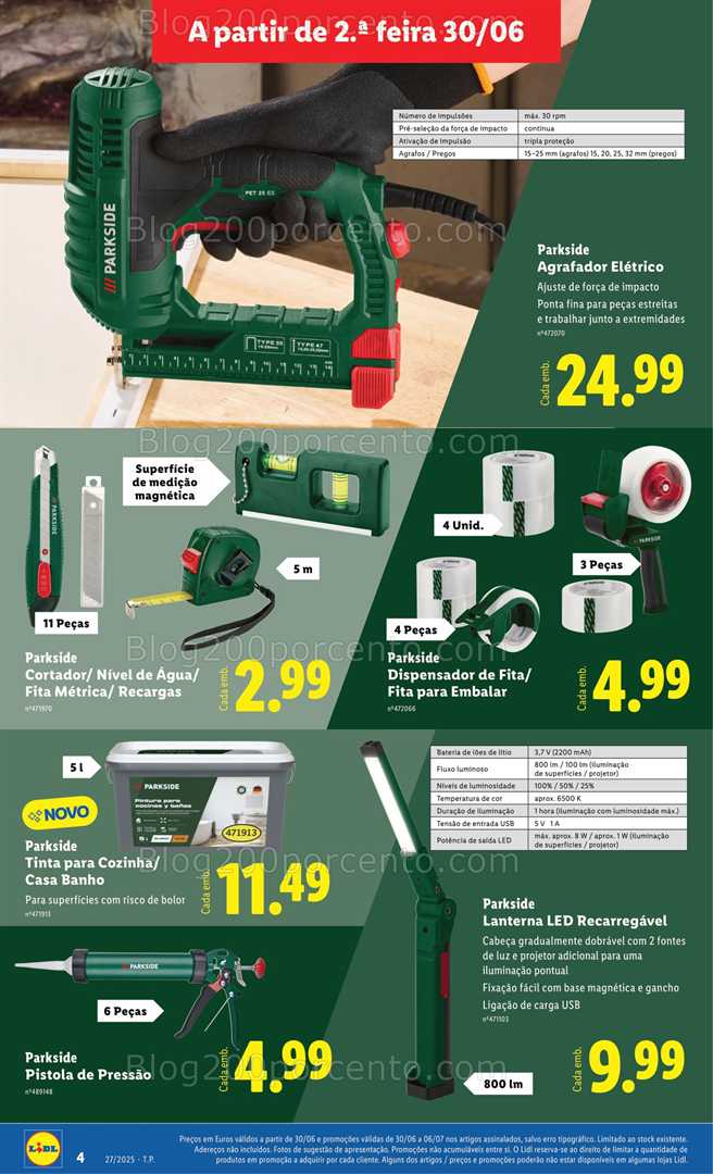 Antevisão Folheto LIDL Bazar Promoções de 30 junho a 10 julho all