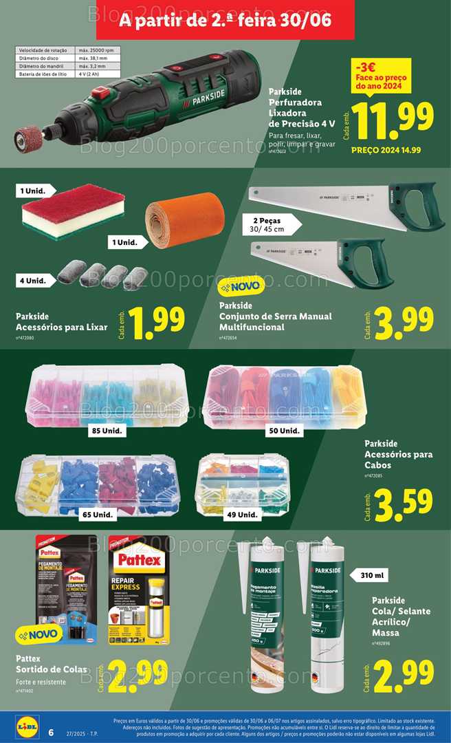 Antevisão Folheto LIDL Bazar Promoções de 30 junho a 10 julho all