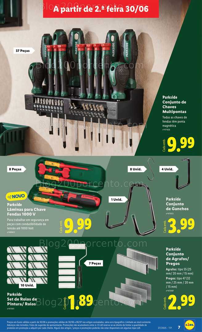 Antevisão Folheto LIDL Bazar Promoções de 30 junho a 10 julho all