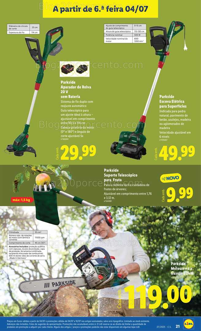 Antevisão Folheto LIDL Bazar Promoções de 30 junho a 10 julho all