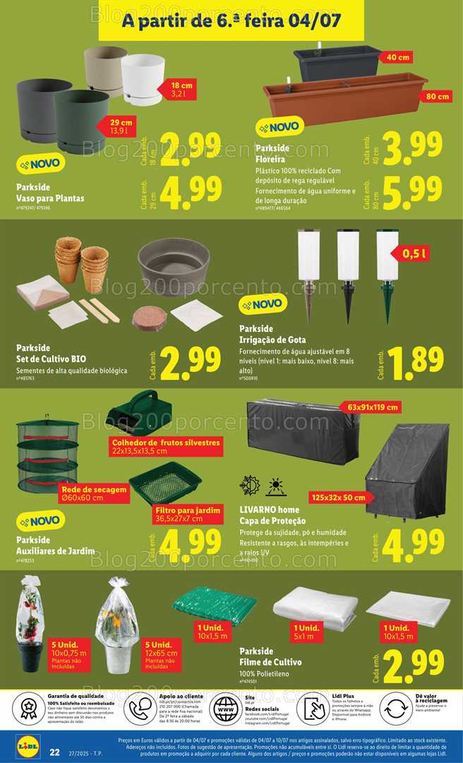 Antevisão Folheto LIDL Bazar Promoções de 30 junho a 10 julho all