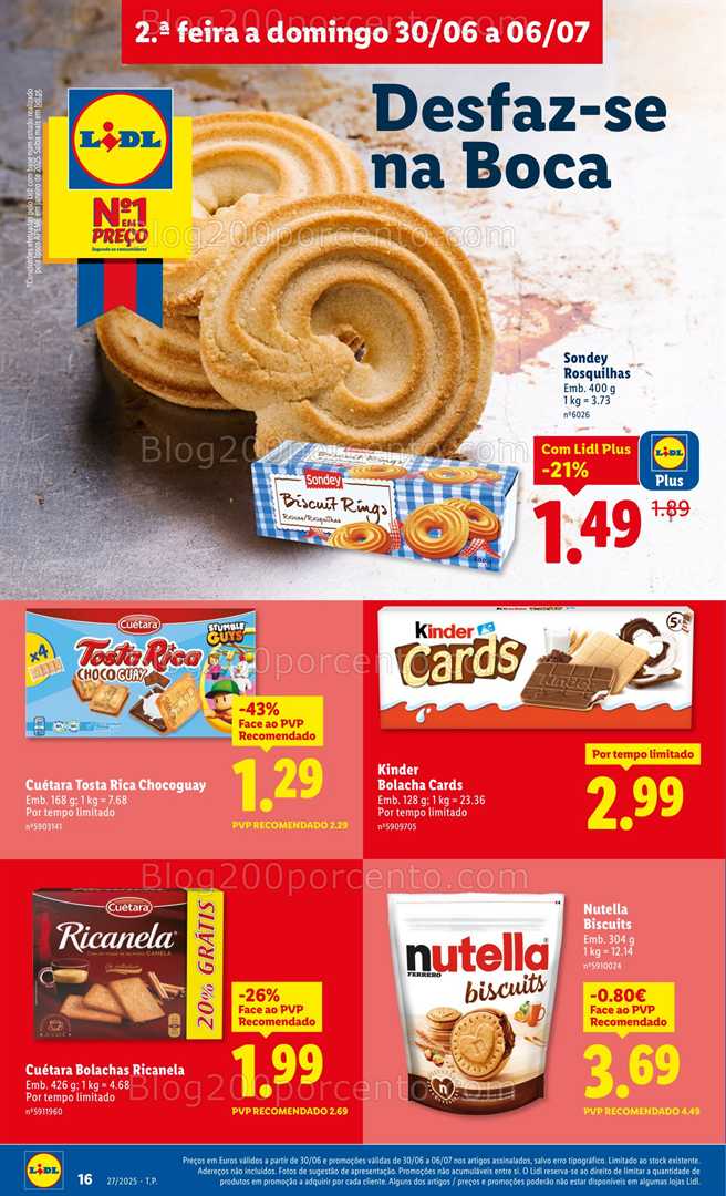 Antevisão Folheto LIDL Promoções de 30 junho a 6 julho all