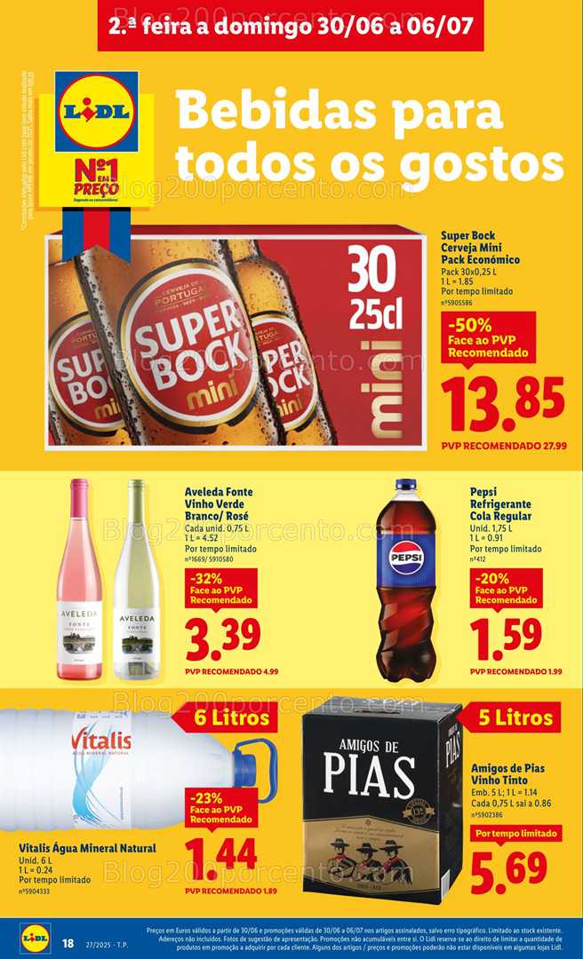 Antevisão Folheto LIDL Promoções de 30 junho a 6 julho all