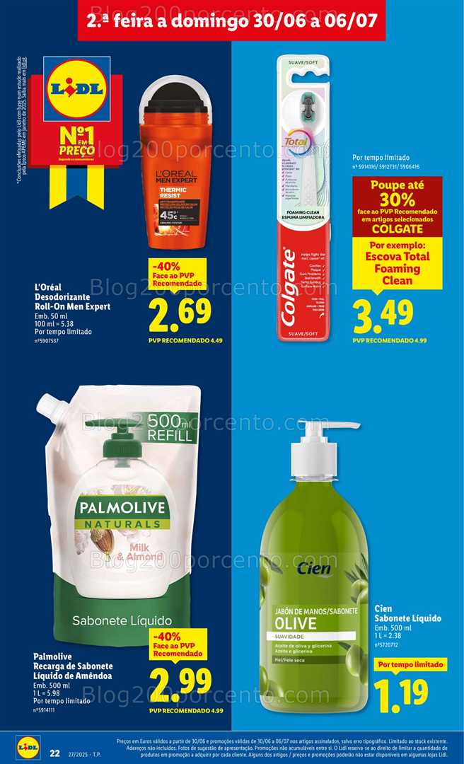 Antevisão Folheto LIDL Promoções de 30 junho a 6 julho all