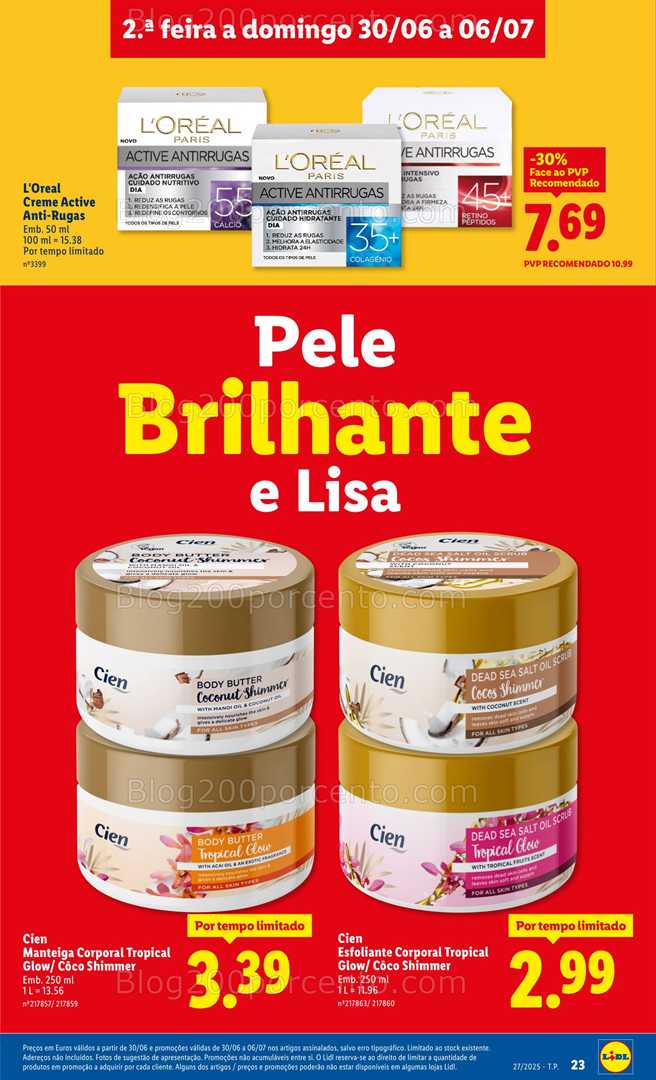 Antevisão Folheto LIDL Promoções de 30 junho a 6 julho all