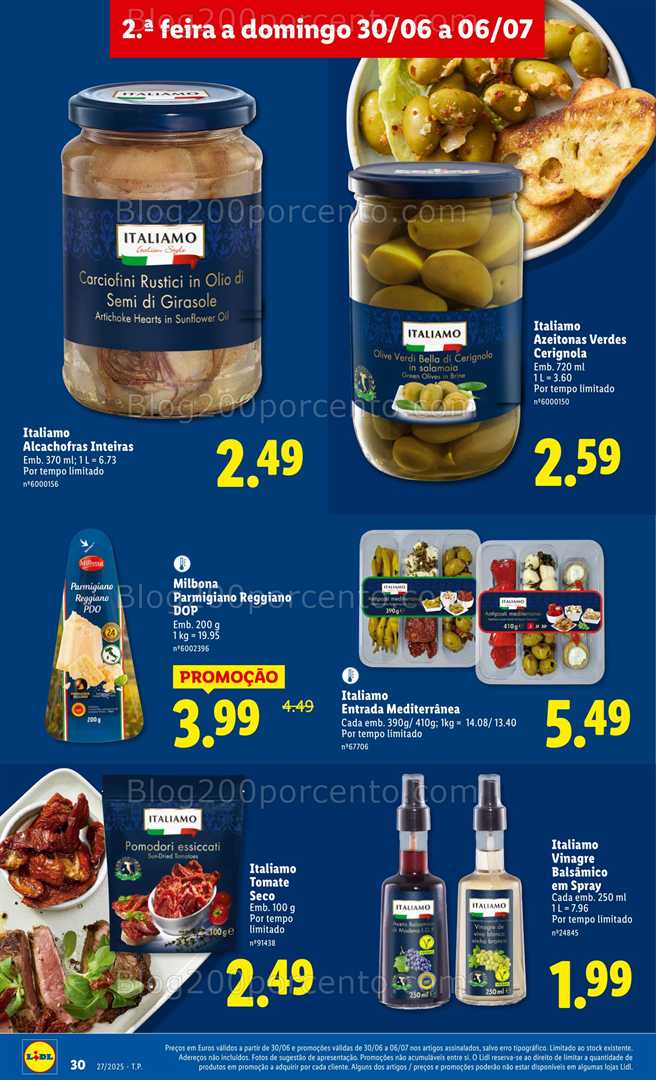 Antevisão Folheto LIDL Promoções de 30 junho a 6 julho all