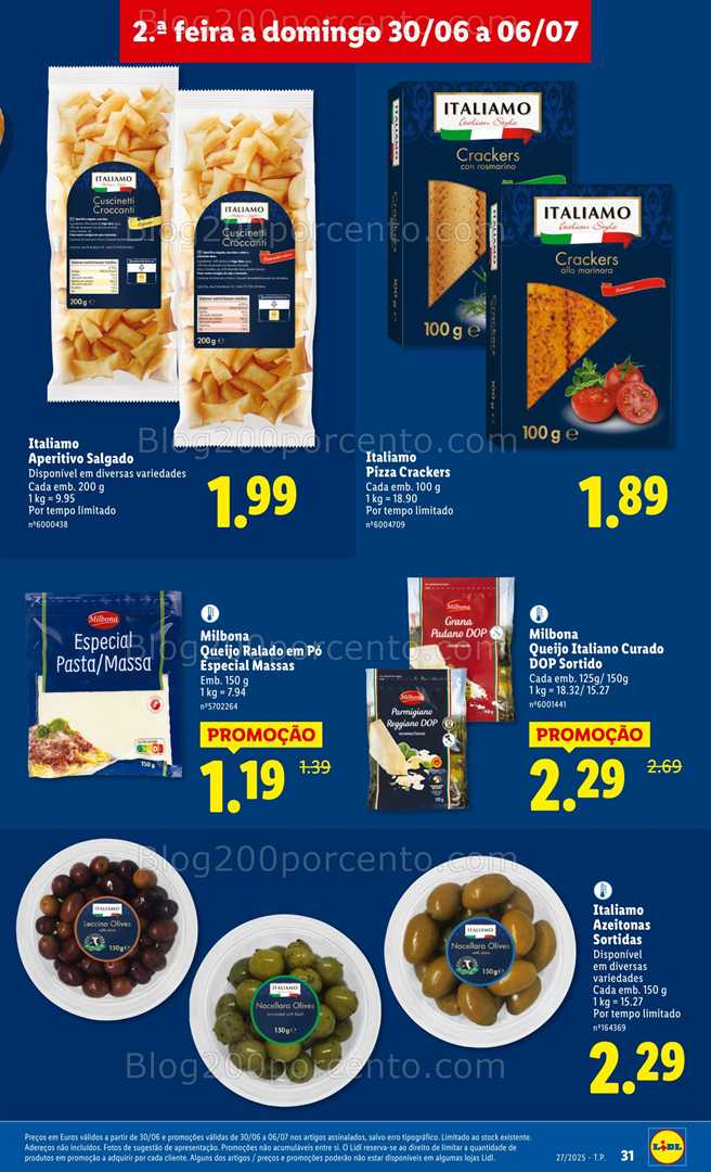 Antevisão Folheto LIDL Promoções de 30 junho a 6 julho all