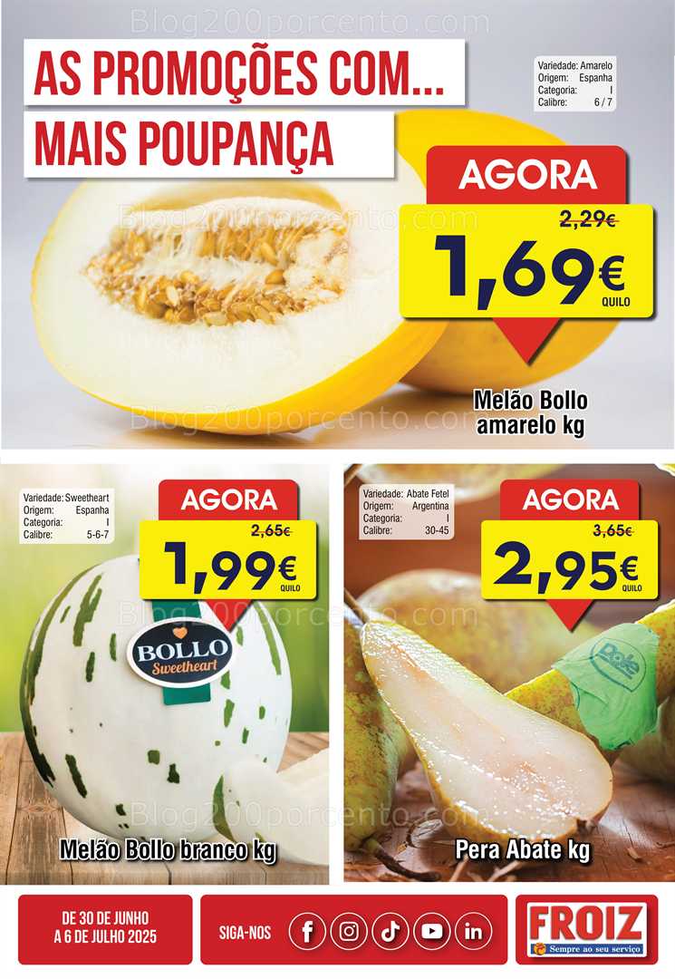 Antevisão Folheto FROIZ Promoções de 30 junho a 6 julho all