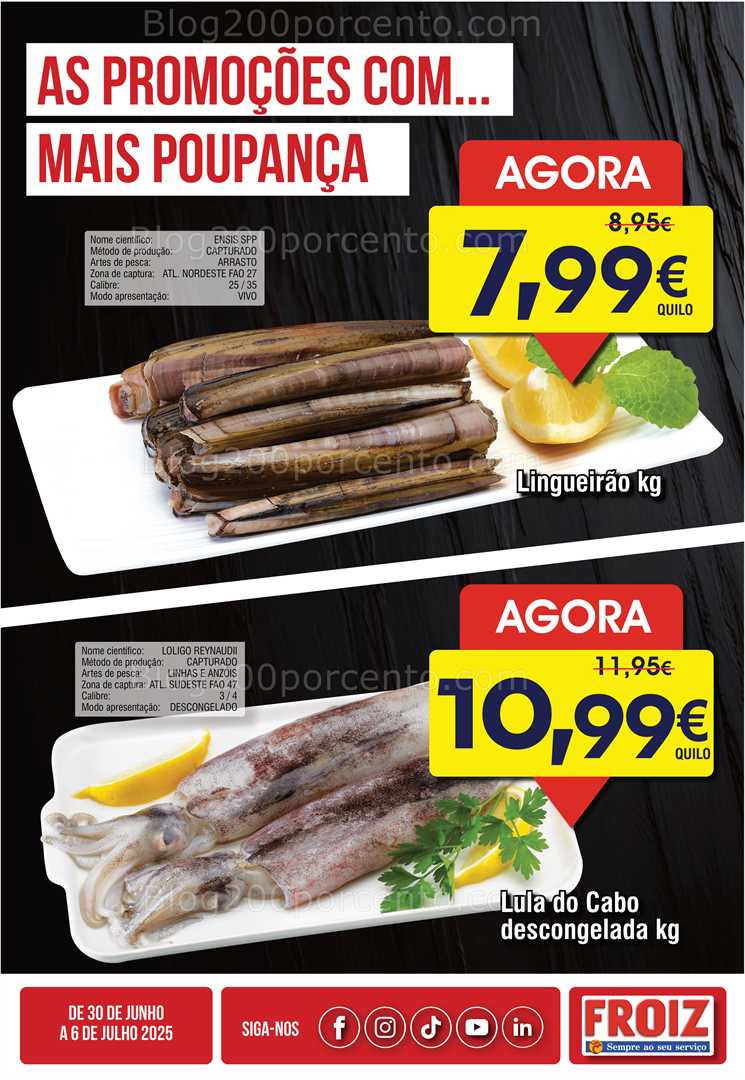 Antevisão Folheto FROIZ Promoções de 30 junho a 6 julho all