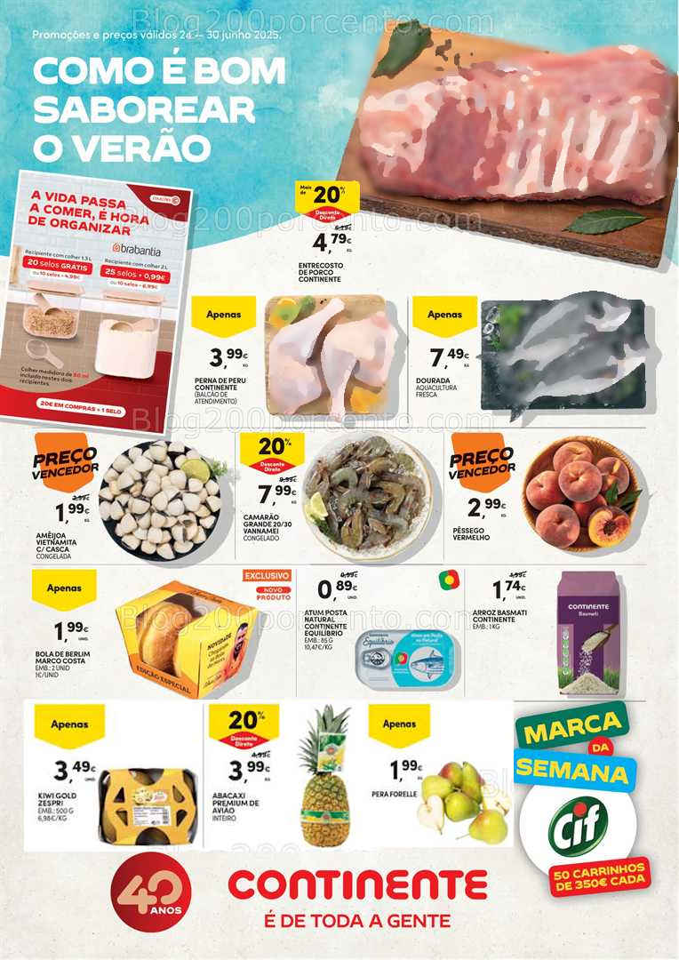 Antevisão Folheto CONTINENTE Modelo - Hiper Promoções de 24 a 30 junho all