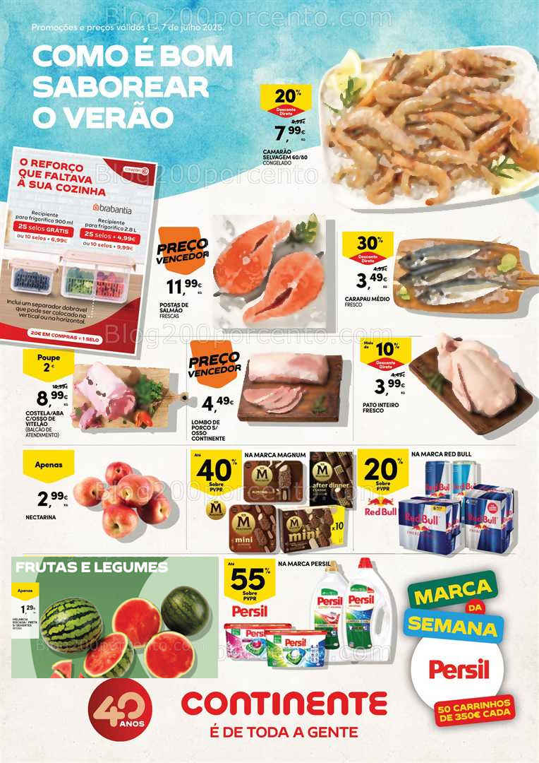 Antevisão Folheto CONTINENTE Modelo - Hiper Promoções de 1 a 7 julho all