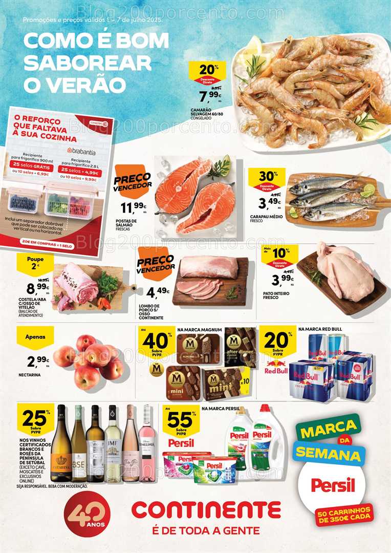 Antevisão Folheto CONTINENTE Modelo - Hiper Promoções de 1 a 7 julho all