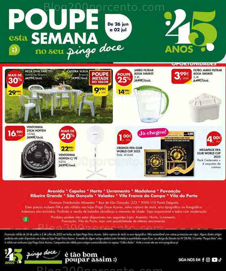 Antevisão Folheto PINGO DOCE Bazar Açores Promoções de 26 junho a 2 julho all