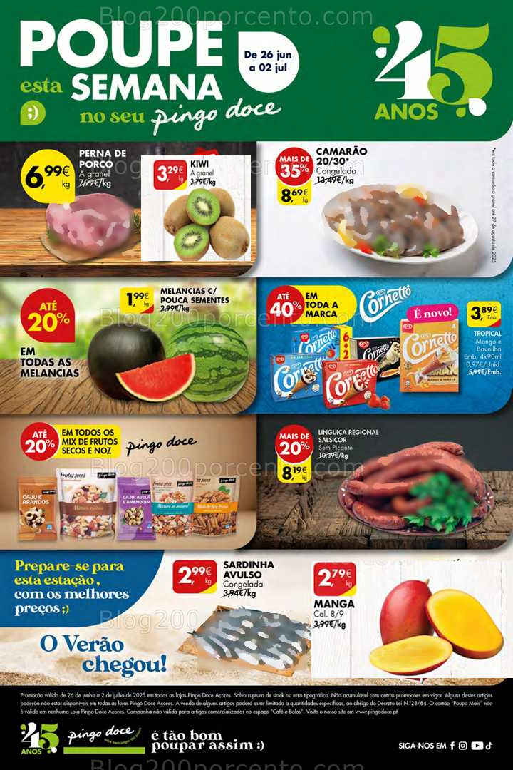 Antevisão Folheto PINGO DOCE Açores Promoções de 26 junho a 2 julho all