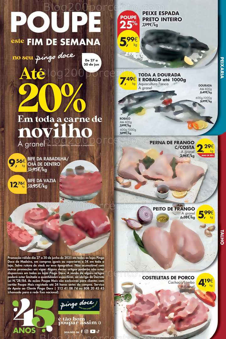 Antevisão Folheto PINGO DOCE Madeira Promoções Fim de Semana - 27 a 30 junho all