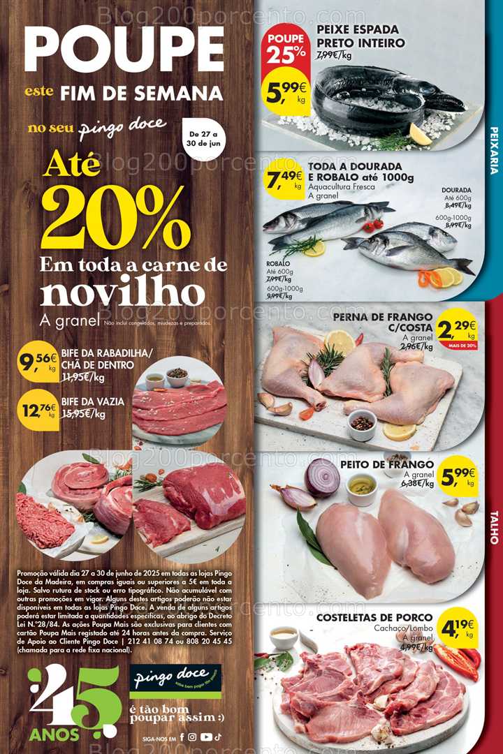 Antevisão Folheto PINGO DOCE Madeira Promoções Fim de Semana - 27 a 30 junho all