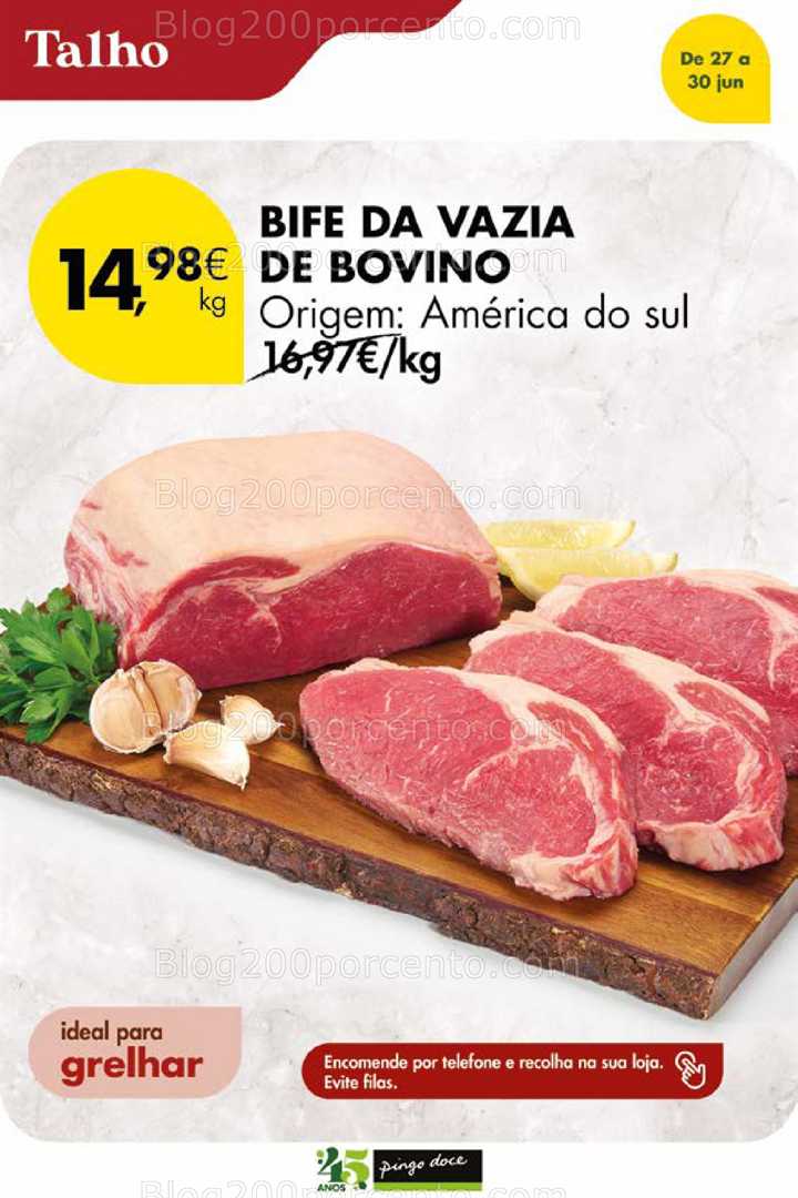 Antevisão Folheto PINGO DOCE Promoções Fim de Semana - 27 a 30 junho all
