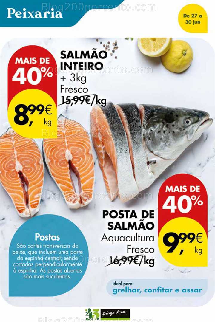 Antevisão Folheto PINGO DOCE Promoções Fim de Semana - 27 a 30 junho all