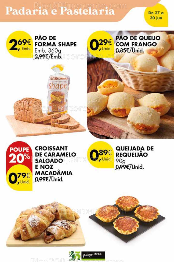 Antevisão Folheto PINGO DOCE Promoções Fim de Semana - 27 a 30 junho all