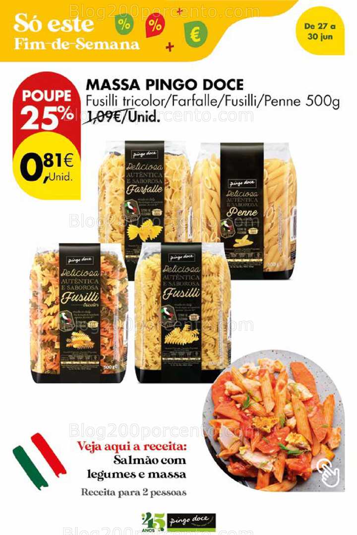 Antevisão Folheto PINGO DOCE Promoções Fim de Semana - 27 a 30 junho all