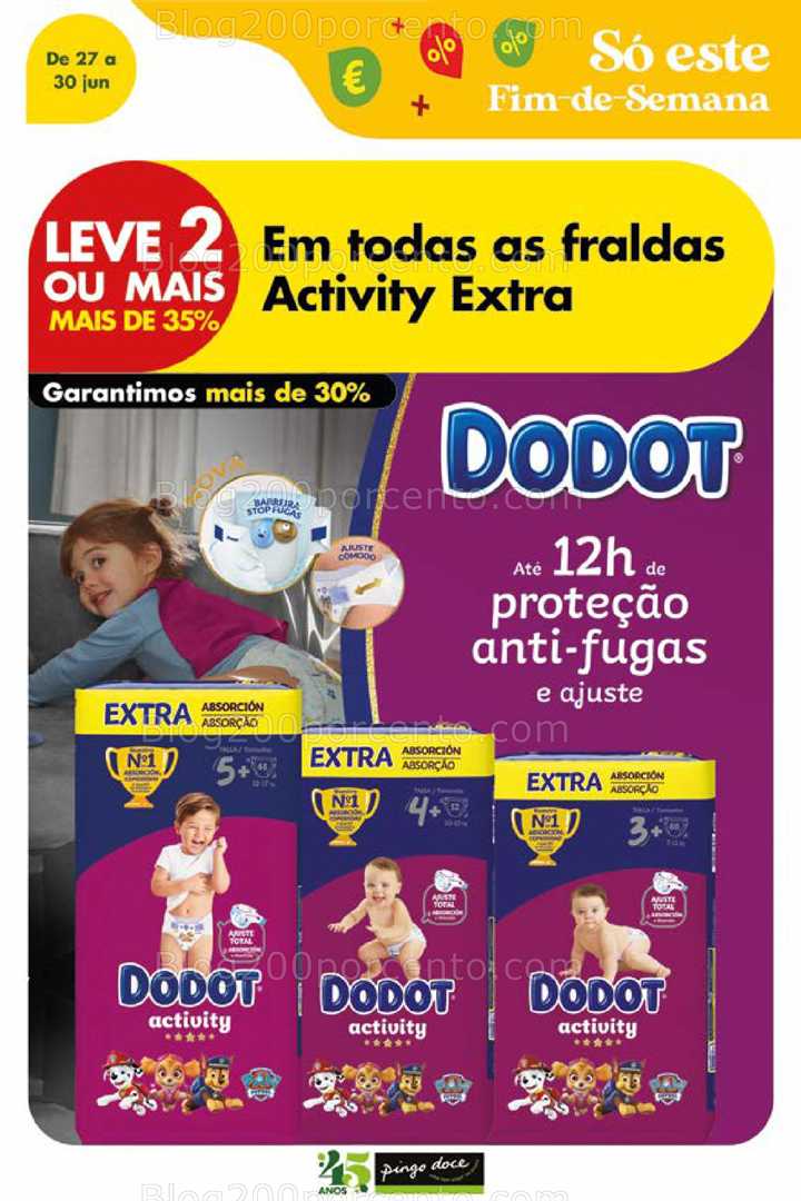 Antevisão Folheto PINGO DOCE Promoções Fim de Semana - 27 a 30 junho all