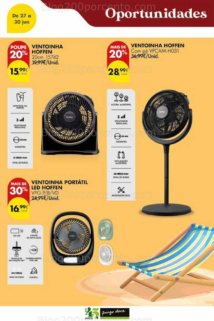 Antevisão Folheto PINGO DOCE Oportunidades Fim de Semana - 27 a 30 junho bazar