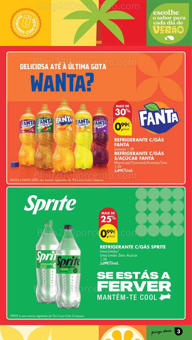 Antevisão Folheto PINGO DOCE Especial Bebidas Promoções de 1 a 14 julho all