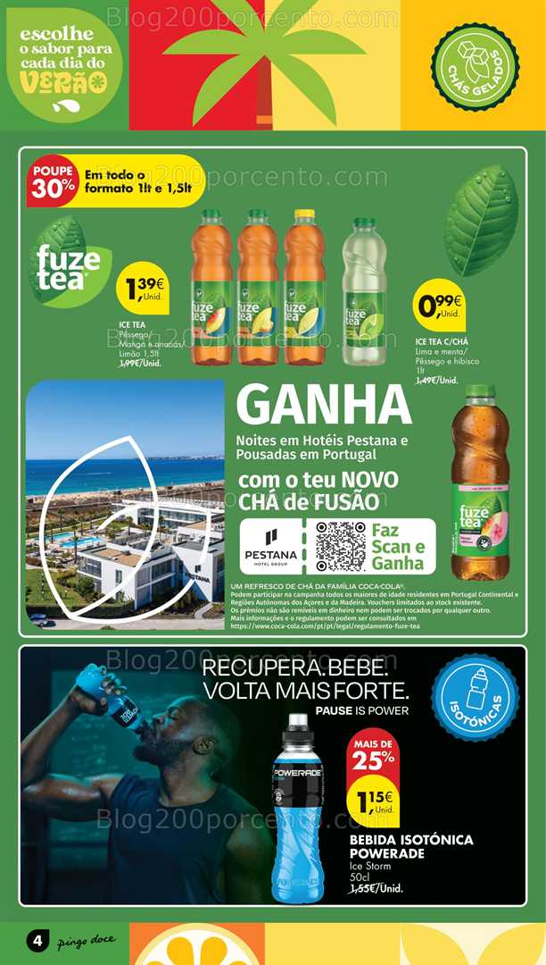 Antevisão Folheto PINGO DOCE Especial Bebidas Promoções de 1 a 14 julho all
