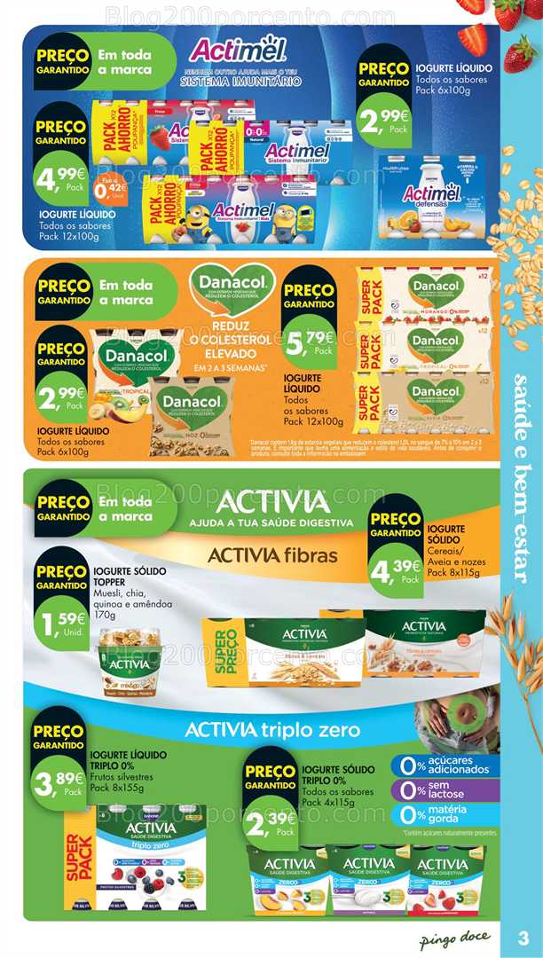Antevisão Folheto PINGO DOCE Especial Iogurtes Promoções de 1 a 14 julho all