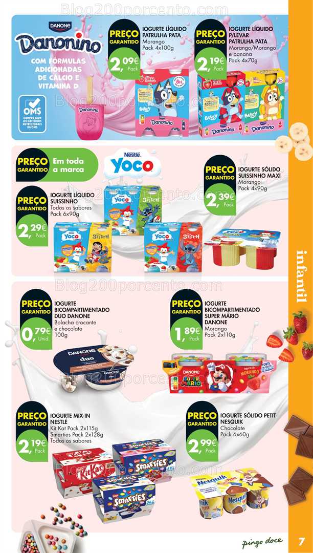 Antevisão Folheto PINGO DOCE Especial Iogurtes Promoções de 1 a 14 julho all