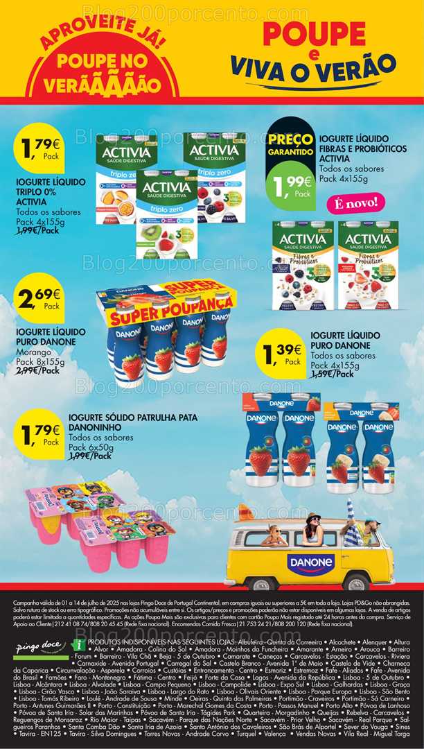 Antevisão Folheto PINGO DOCE Especial Iogurtes Promoções de 1 a 14 julho all