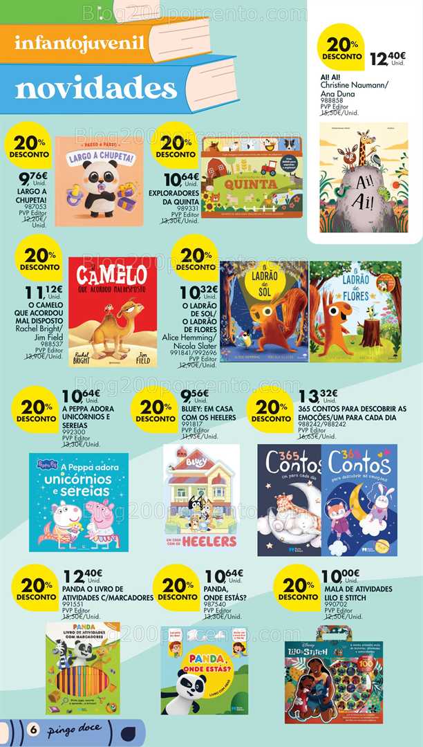Antevisão Folheto PINGO DOCE Feira do Livro Promoções de 1 a 21 julho all
