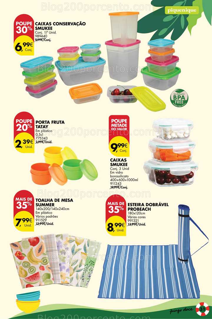 Antevisão Folheto PINGO DOCE Bazar Promoções de 1 a 21 julho all