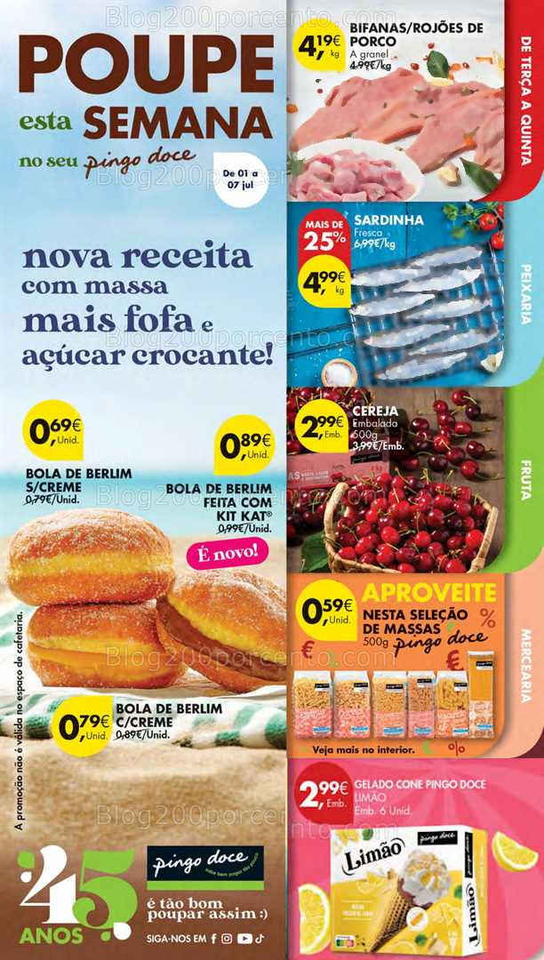 Antevisão Folheto PINGO DOCE Lojas Pequenas Promoções de 1 a 7 julho all
