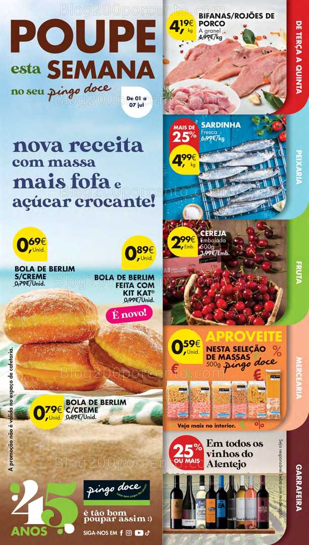 Antevisão Folheto PINGO DOCE Lojas Pequenas Promoções de 1 a 7 julho all