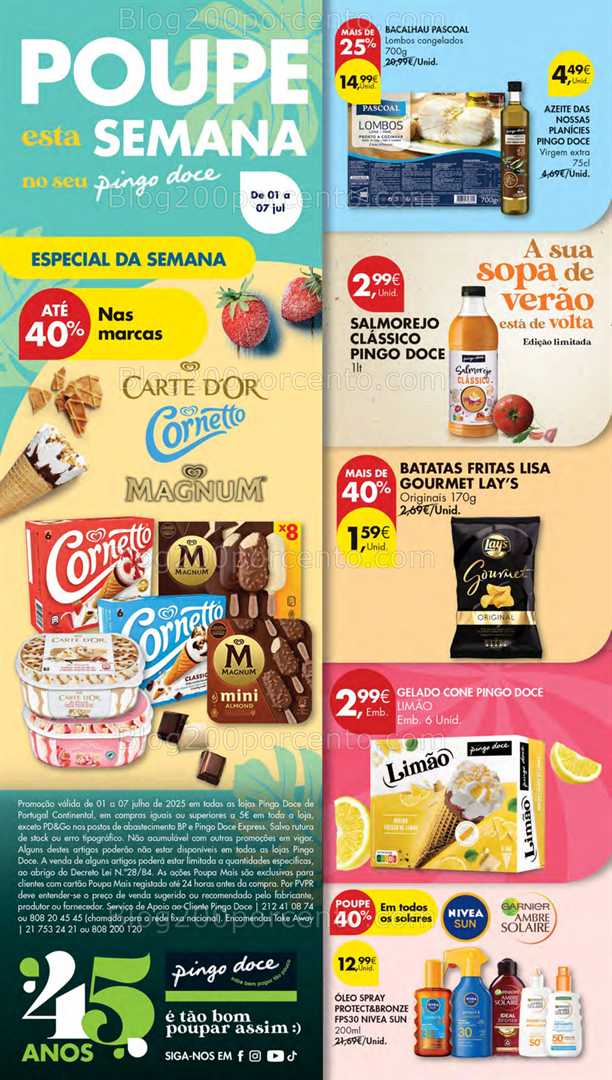 Antevisão Folheto PINGO DOCE Lojas Pequenas Promoções de 1 a 7 julho all