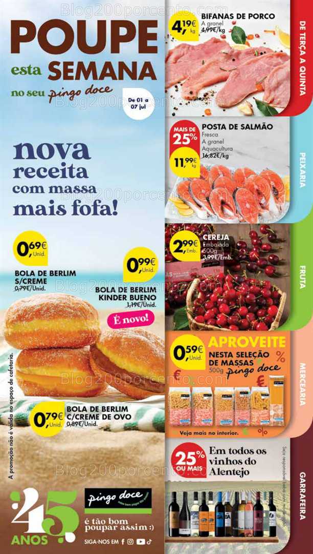 Antevisão Folheto PINGO DOCE Madeira Promoções de 1 a 7 julho all
