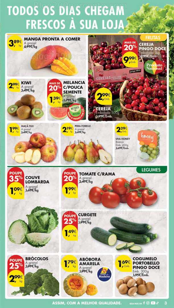 Antevisão Folheto PINGO DOCE Madeira Promoções de 1 a 7 julho all