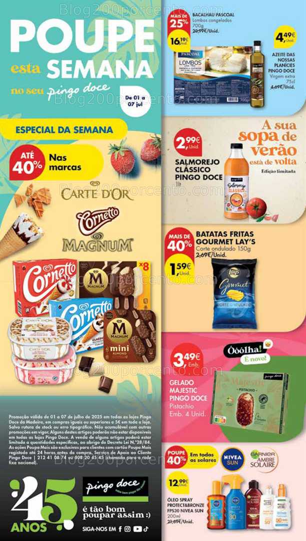 Antevisão Folheto PINGO DOCE Madeira Promoções de 1 a 7 julho all