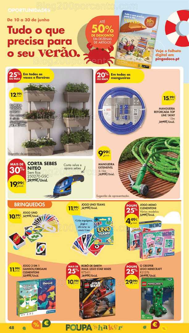 Antevisão Folheto PINGO DOCE Lojas Grandes Promoções de 1 a 7 julho all