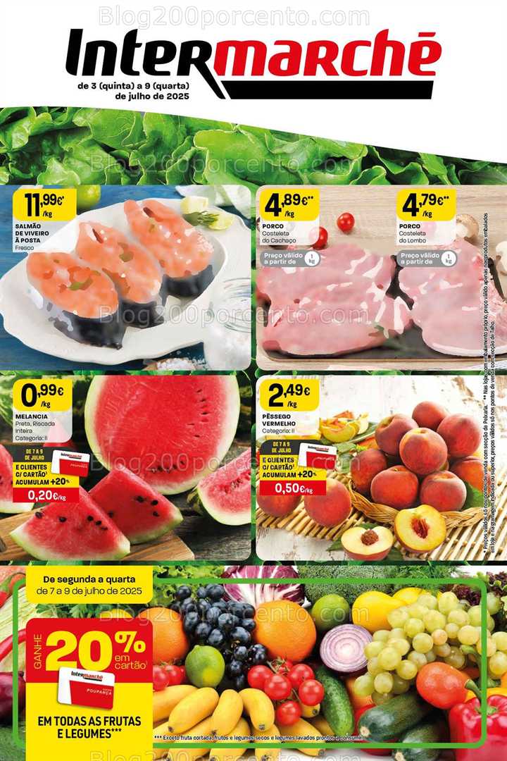 Antevisão Folheto INTERMARCHÉ Super Promoções de 3 a 9 julho all