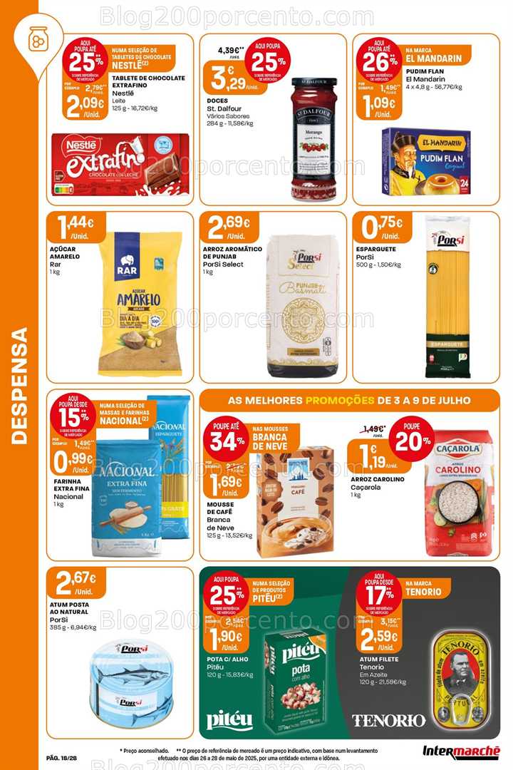 Antevisão Folheto INTERMARCHÉ Super Promoções de 3 a 9 julho all