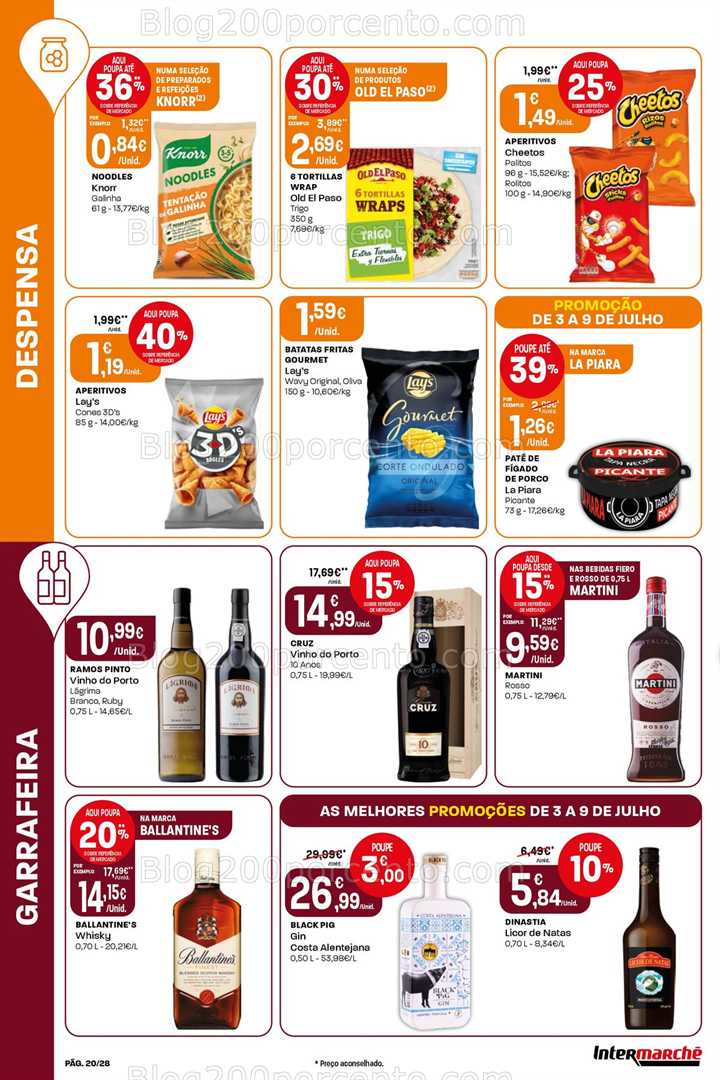 Antevisão Folheto INTERMARCHÉ Super Promoções de 3 a 9 julho all