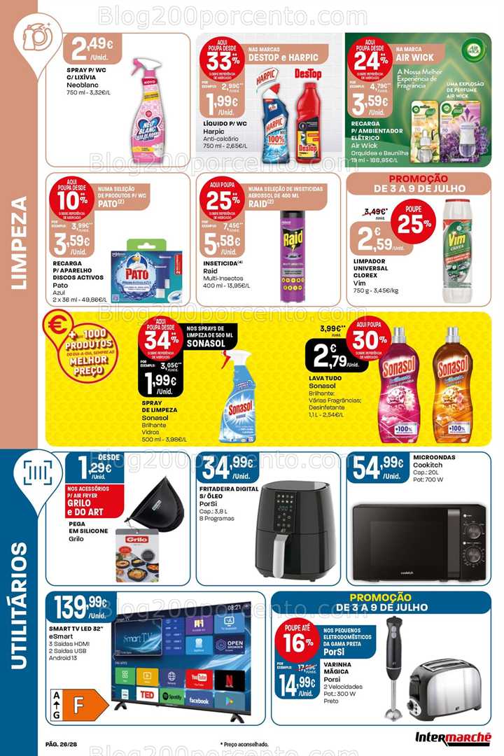 Antevisão Folheto INTERMARCHÉ Super Promoções de 3 a 9 julho all