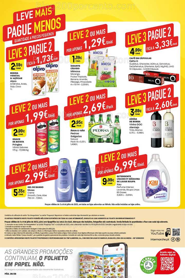 Antevisão Folheto INTERMARCHÉ Super Promoções de 3 a 9 julho all