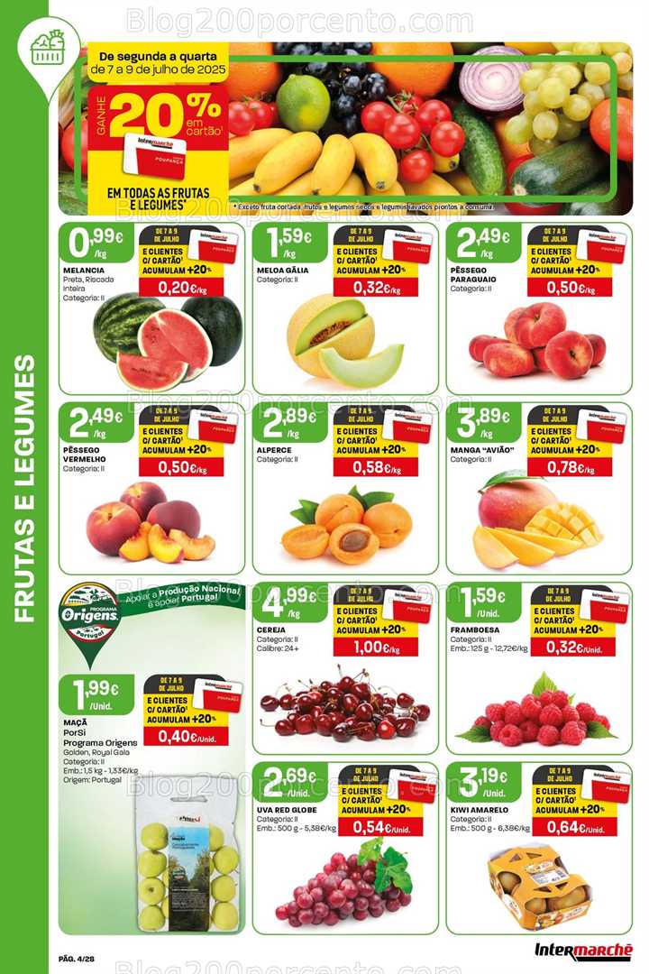 Antevisão Folheto INTERMARCHÉ Super Promoções de 3 a 9 julho all