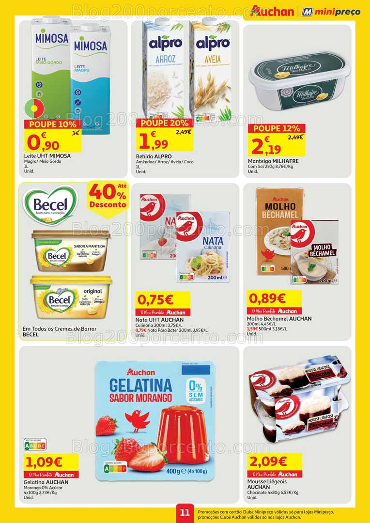 Antevisão Folheto AUCHAN Promoções de 3 a 9 julho all