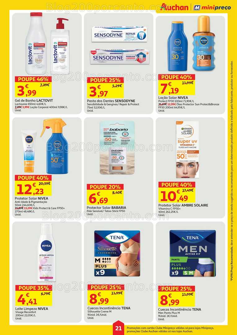 Antevisão Folheto AUCHAN Promoções de 3 a 9 julho all