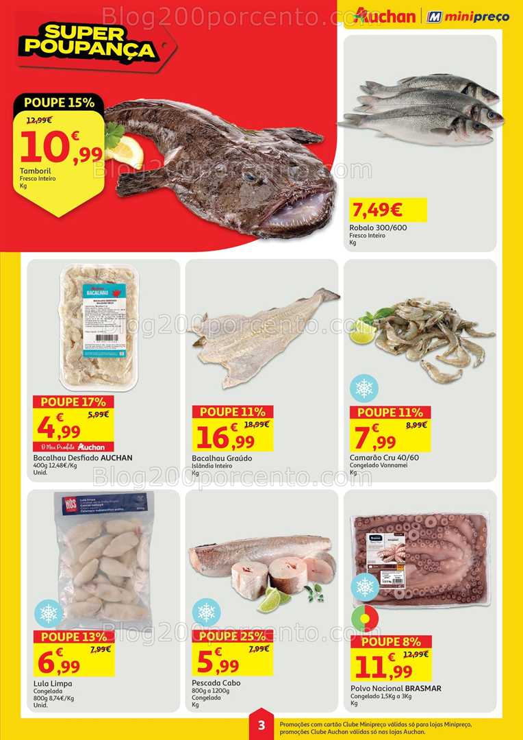 Antevisão Folheto AUCHAN Promoções de 3 a 9 julho all